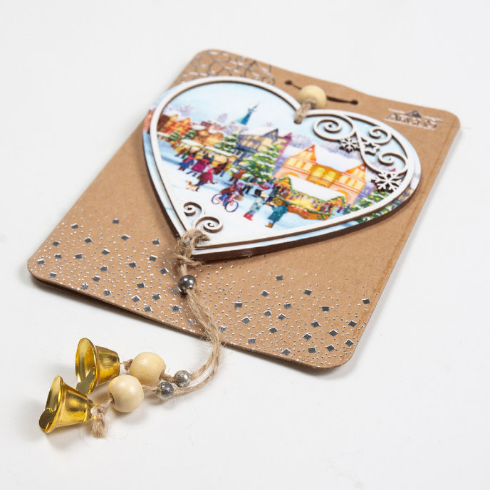 2357-1006 Christmas wooden decoration