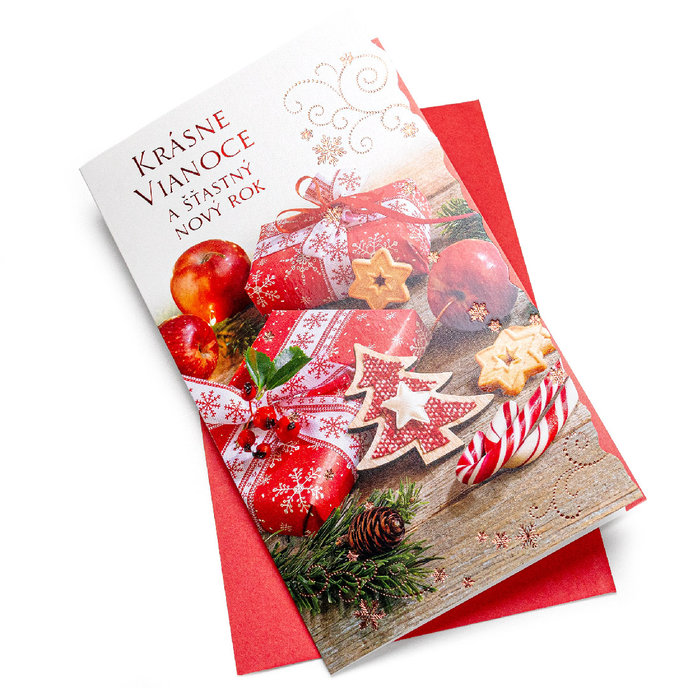 11-6604 Christmas greeting card SK