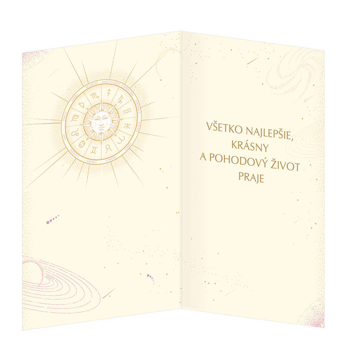 15-6482 Blahoprajná karta gratulačná zverokruh SK BARAN