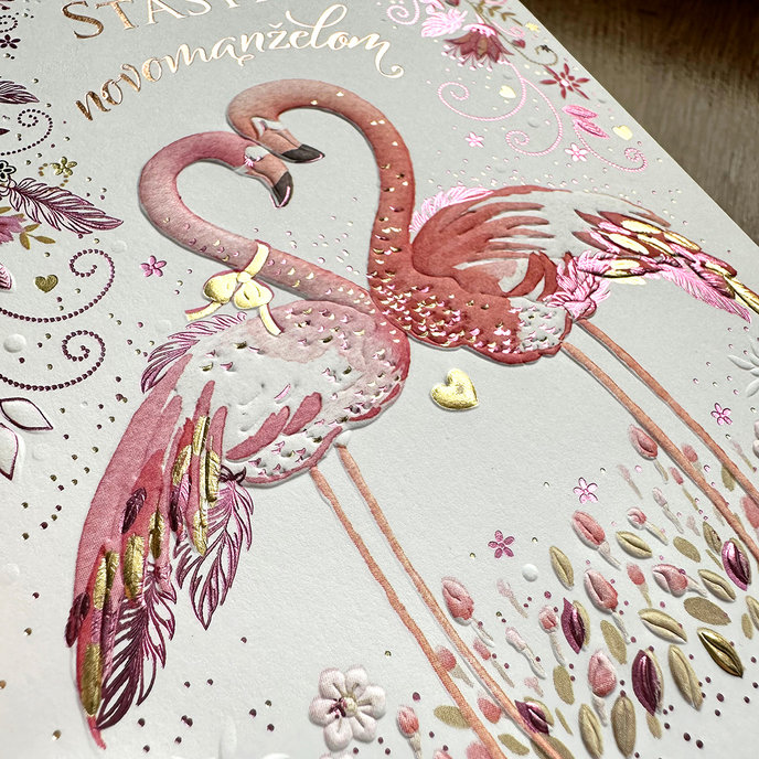 13-6166 Wedding greeting card with money flap SK