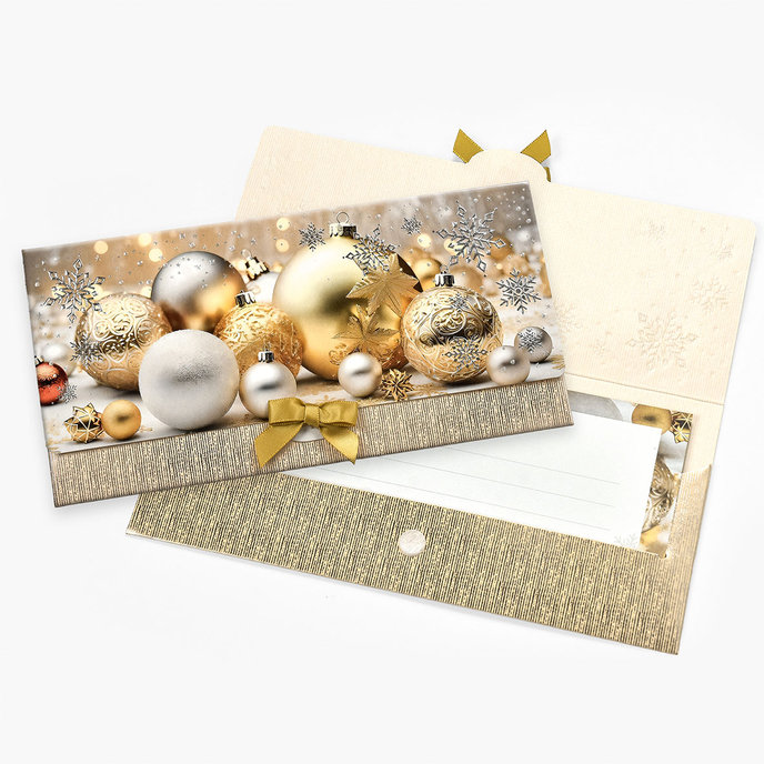 81-6047 Obálka s kartičkou, vianočná