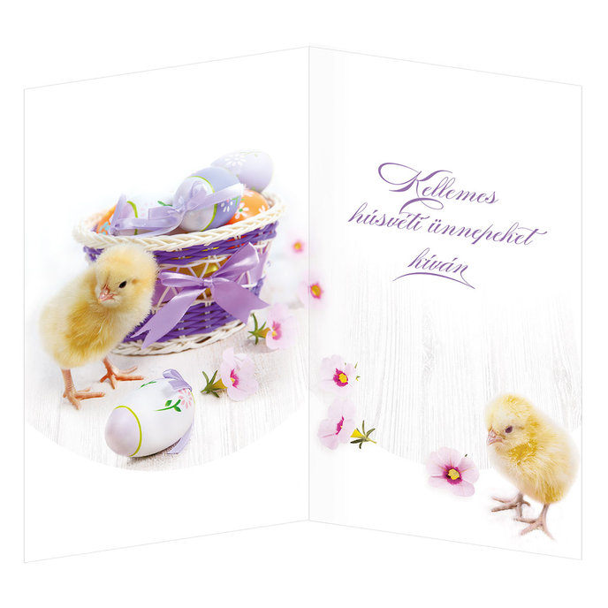 12-6016 Greeting card Easter HU