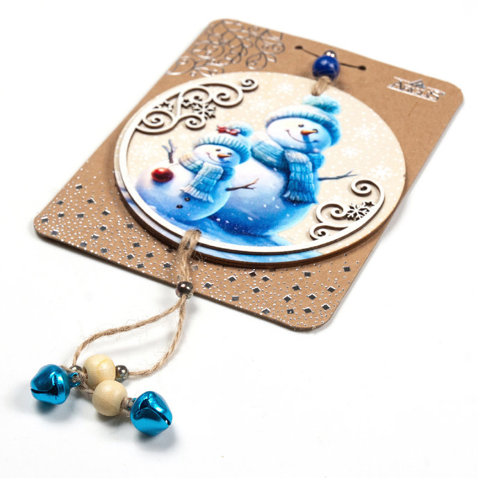 2357-1007 Vianočná drevená dekorácia