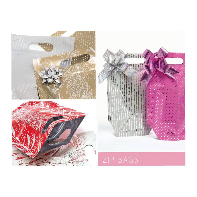 2018-8001 Taška - ZIP BAG, mix 12 ks