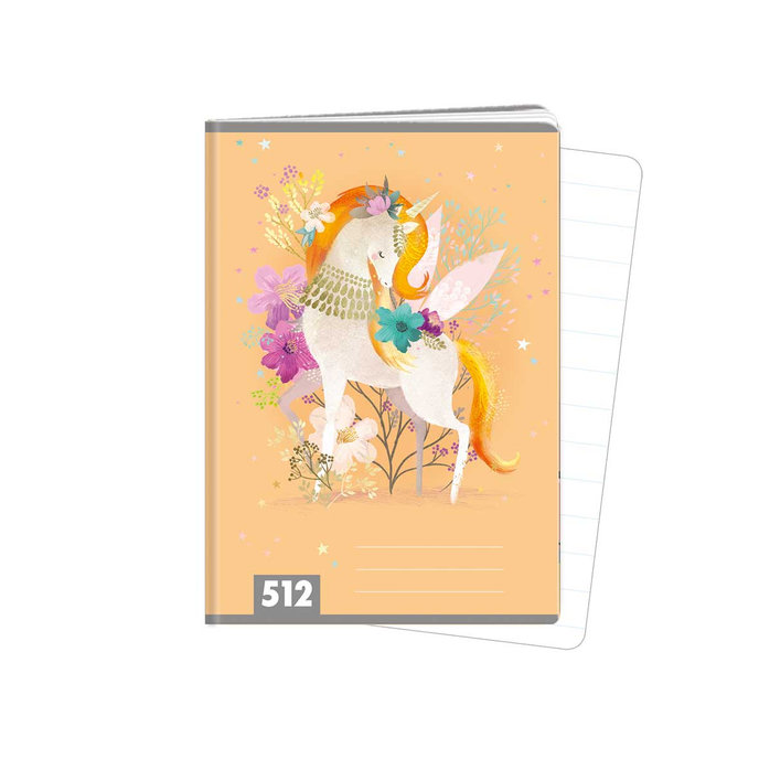 1591-0386 Zošit A5, 10 listov, TYP 512 Magical WORLD