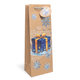 0835-0014 Gift bag for wine SQUARE BOTTLE