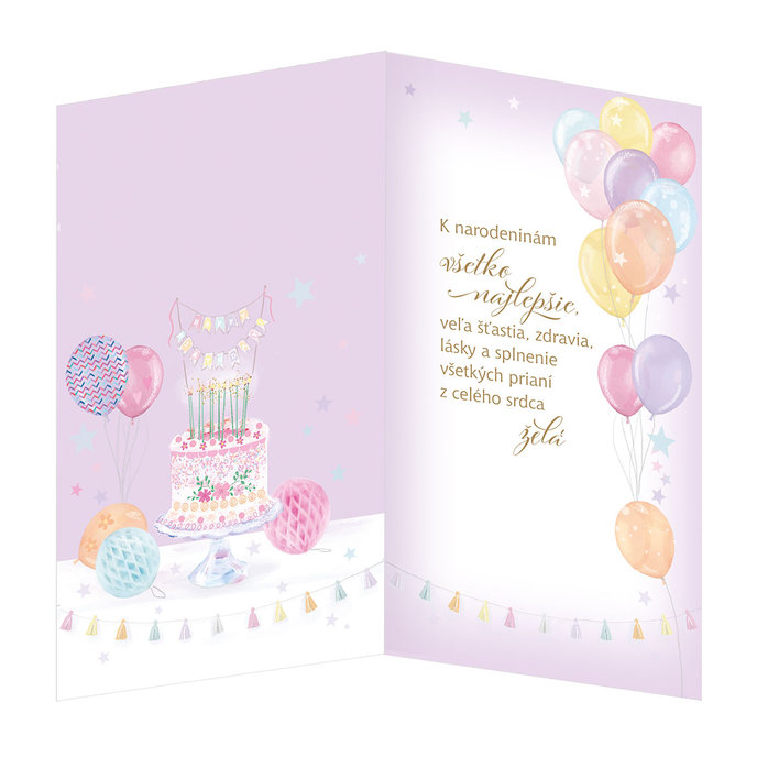 15-6475 Blahoprajná karta gratulačná otočník SK