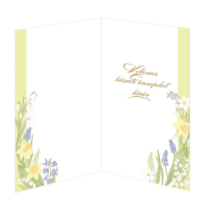 12-692 Blahoprajná karta veľkonočná  HU