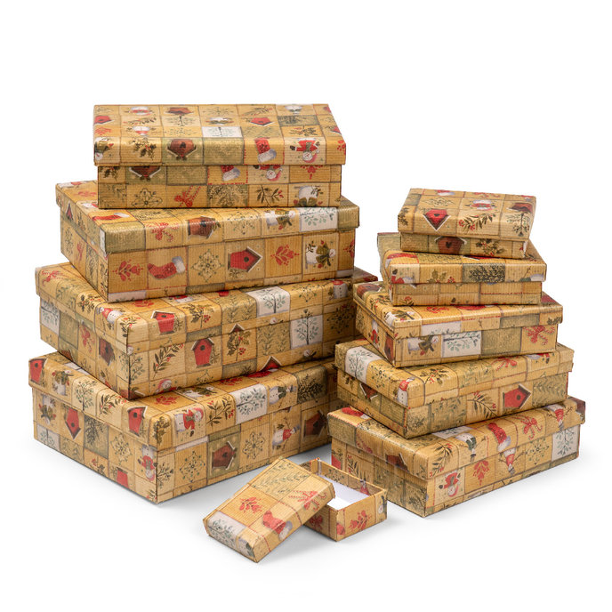 2500-1185 Darčeková krabica, set 10ks