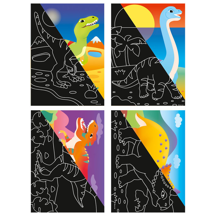 1936-0003 Kreatívna sada - Škrabacie obrázky