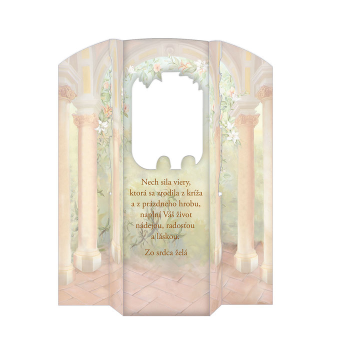 72-600 Easter greeting card 3D SK