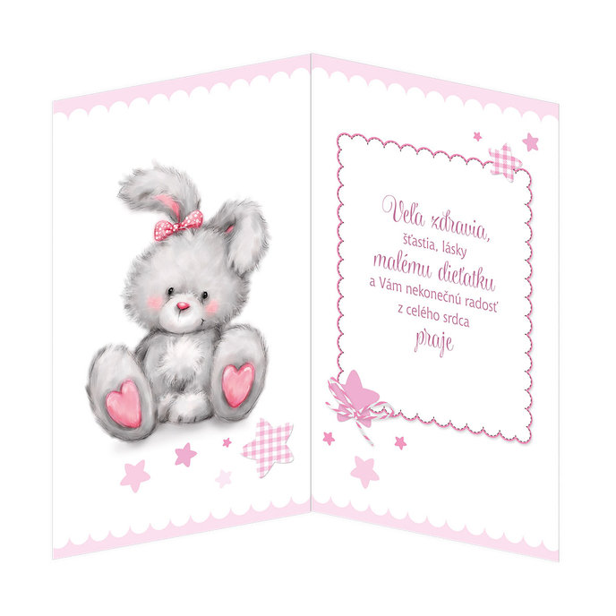 16-657 Blahoprajná karta k narodeniu dieťaťa  SK