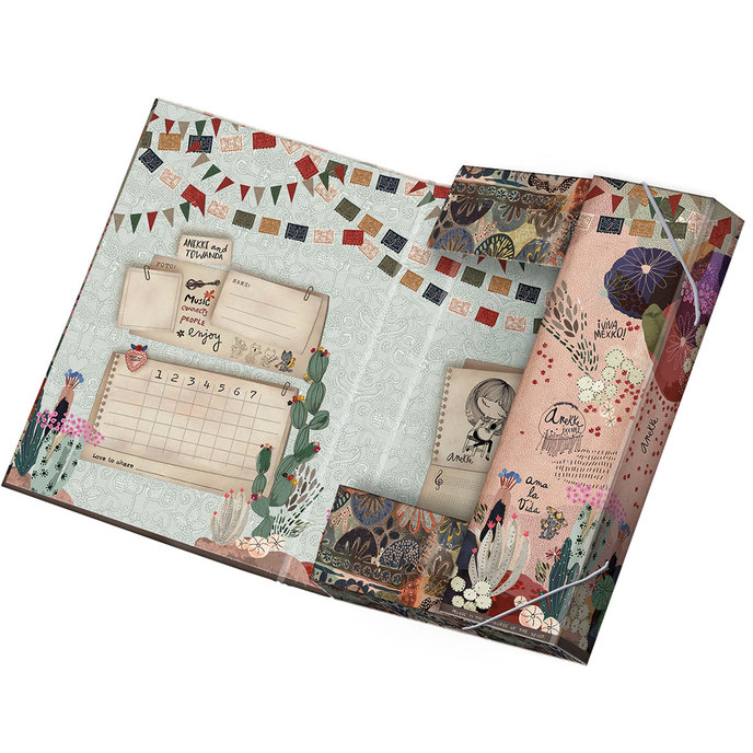 1230-0331 Box na zošity A4 lic. Anekke