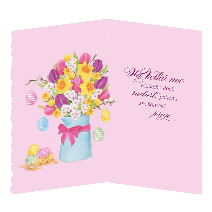 12-6030 Easter greeting card SK