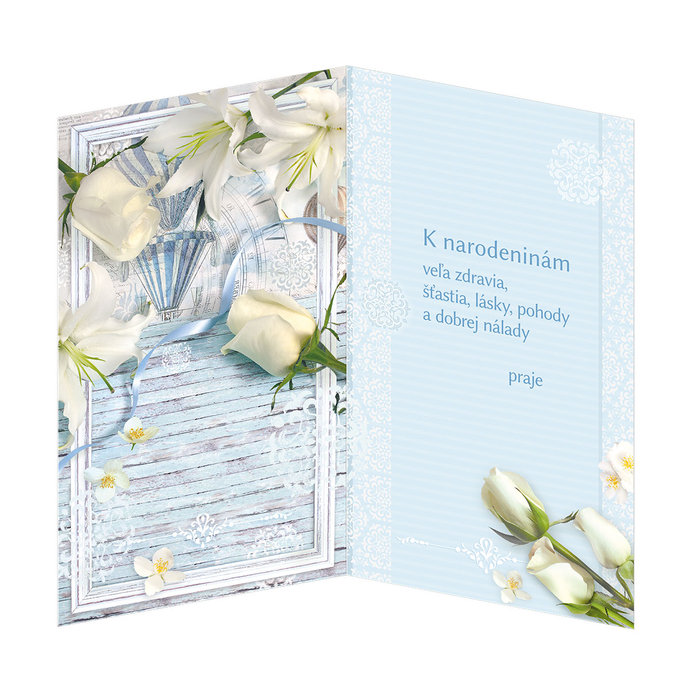 15-6379 Blahoprajná karta gratulačná otočník SK