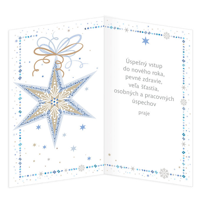 11-6489 Blahoprajná karta vianočná  SK