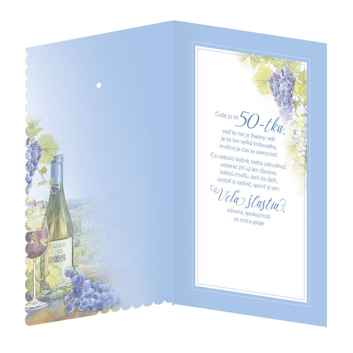 15-6451 Blahoprajná karta gratulačná  SK/50