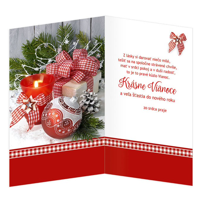 11-6542 Christmas greeting card SK