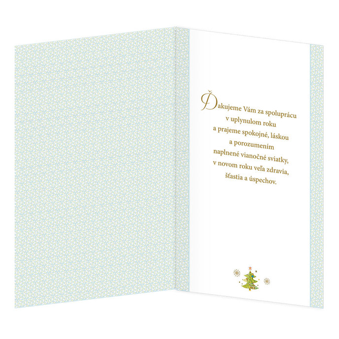 11-6536 Blahoprajná karta vianočná SK