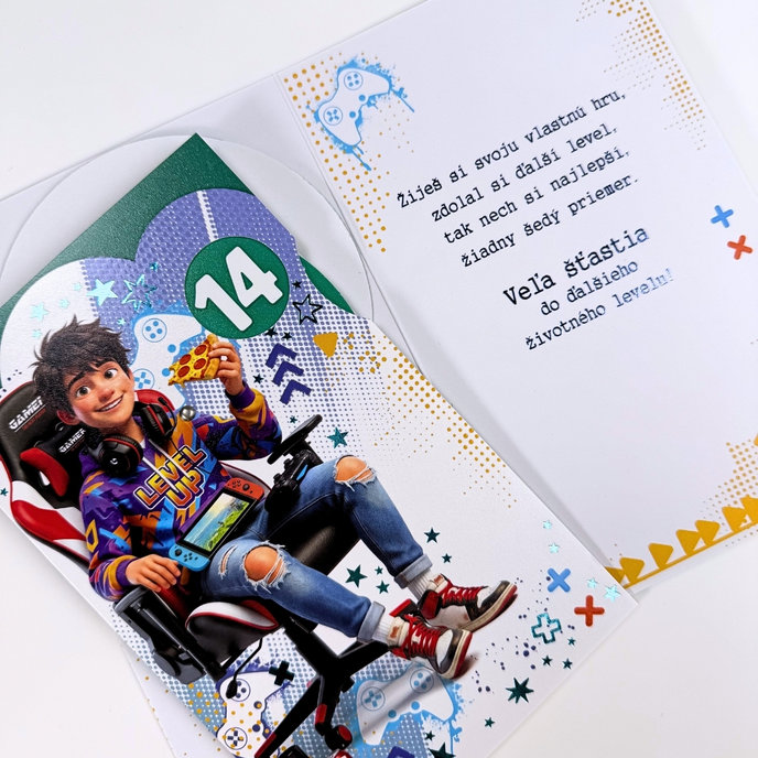 17-6079 Greeting card for children SK