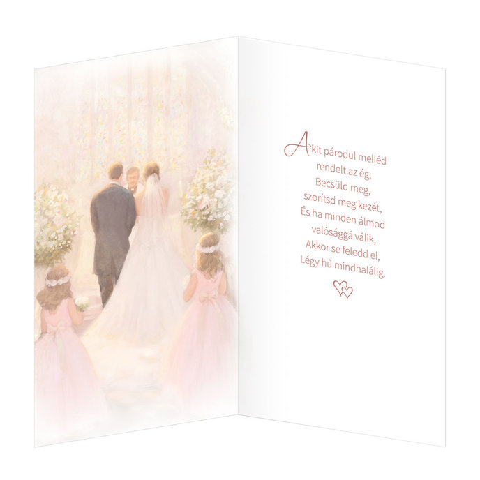 13-6128 Blahoprajná karta svadobná  HU