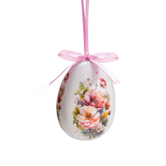 2346-0008 Easter decoration - Easter eggs, h. 75 mm, pkg. 4 pcs