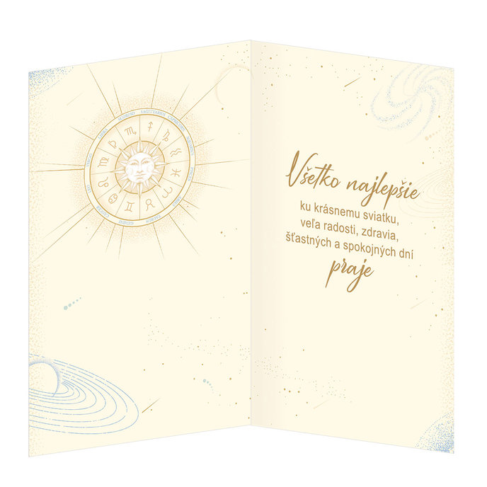 15-6484 Blahoprajná karta gratulačná zverokruh SK BLÍŽENCI