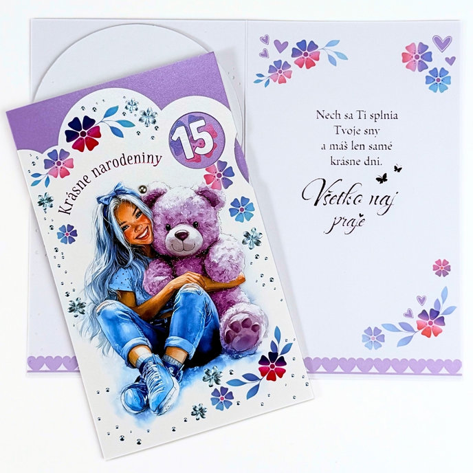 17-6075 Greeting card for children SK