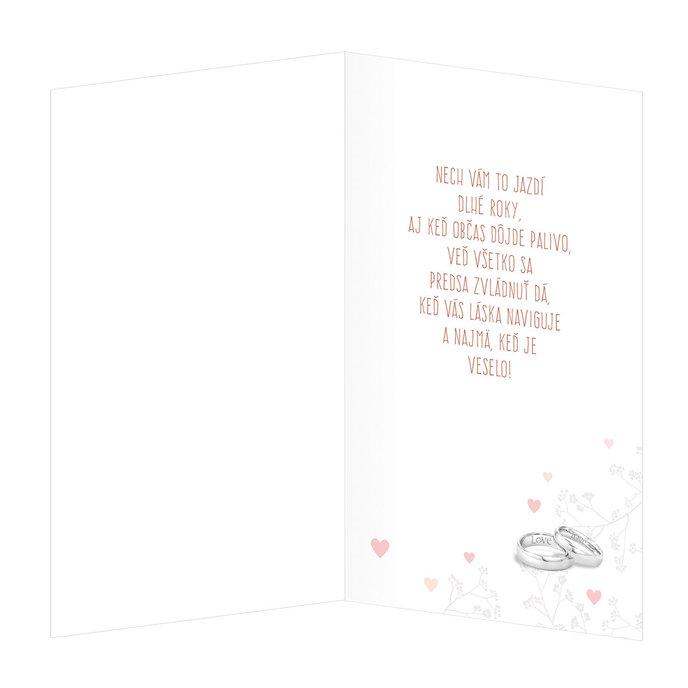 13-6159 Wedding greeting card SK