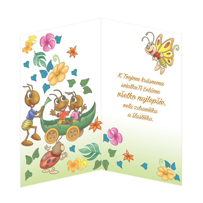 17-6005 Greeting card for children SK