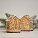 2370-0002 Vianočná dekorácia s LED svetlom - domček