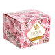 2358-0030 Floral candle - ROMANTIC LANGUAGE OF FLOWERS