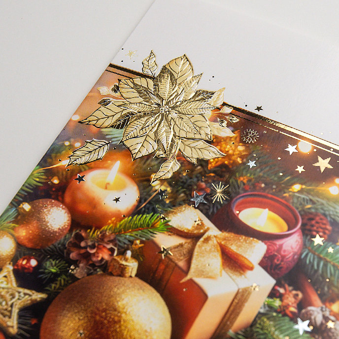 11-6553 Christmas greeting card card with leap SK