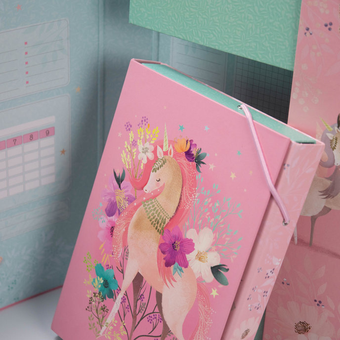 1231-0386 School folder A4 Magical WORLD