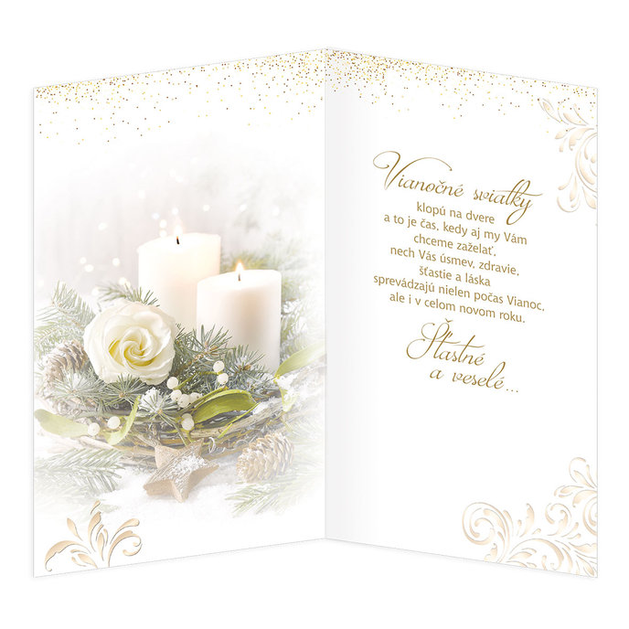 11-6453 Christmas greeting card SK