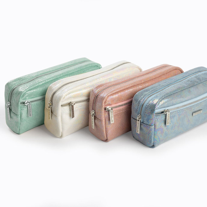 1863-0002 Pencil case holographic - pink