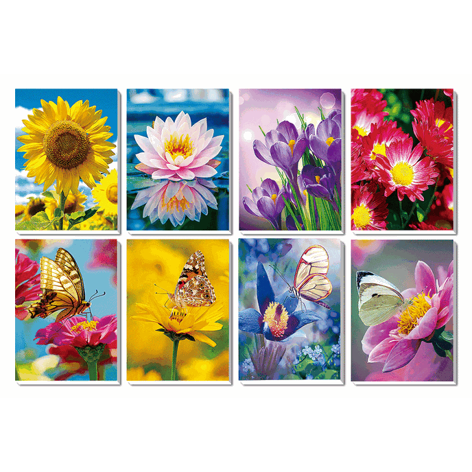 1116-0005 Notepad with magnet 3D effect
