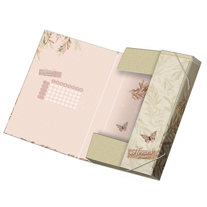 1231-0360 Box na zošity A4 Horses & me