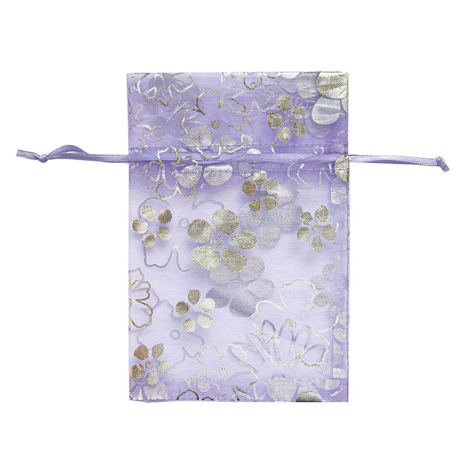 2007-0012 Organza bag with engraving 7,5x10cm
