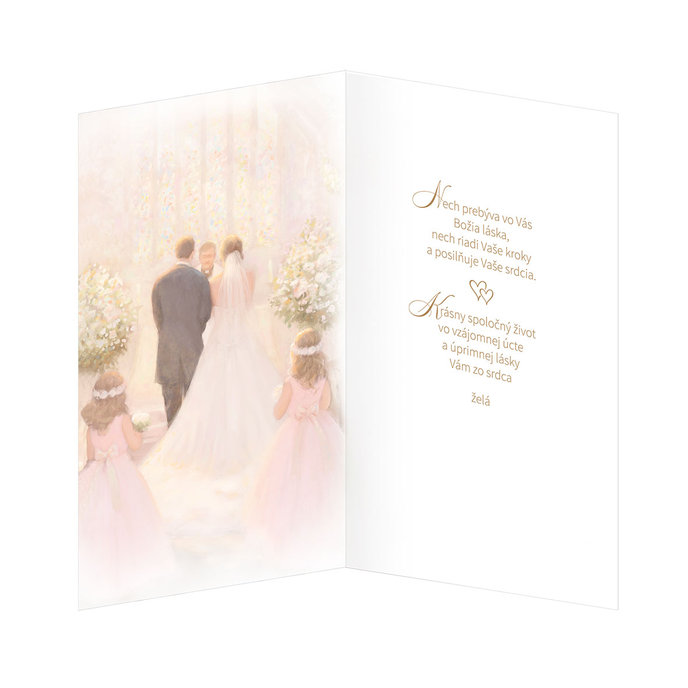 13-6128 Wedding greeting card SK