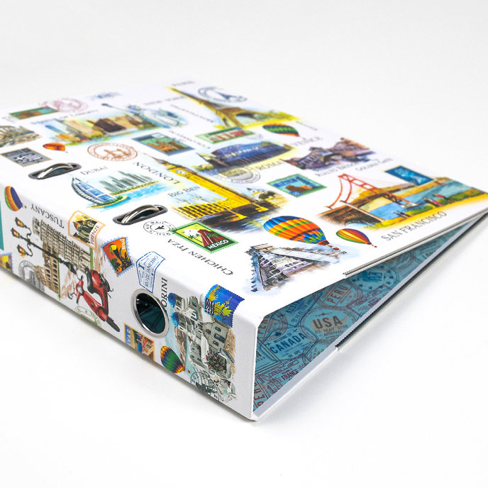 1671-0431 Zakladač pákový A4 Travel Time