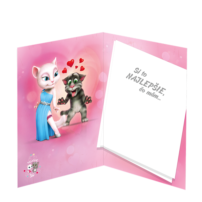 75-9008 Blahoprajná karta gratulačná 3D SK