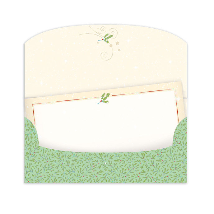 91-6010 Obálka na voucher, vianočná