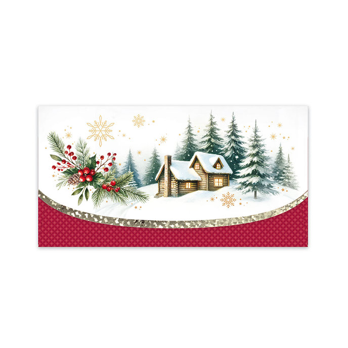 91-6016 Obálka na voucher, vianočná