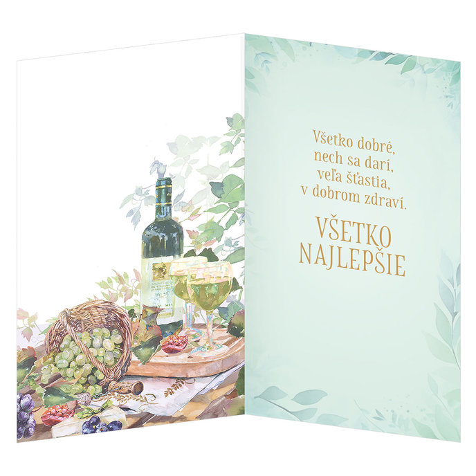 15-6580 Blahoprajná karta gratulačná  SK - 2