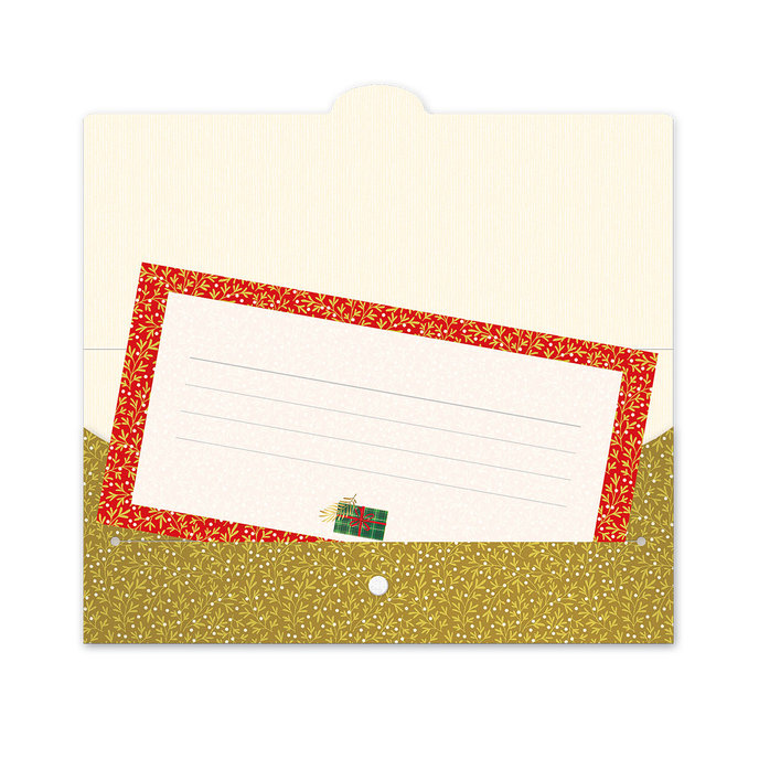 81-6054 Obálka s kartičkou, vianočná