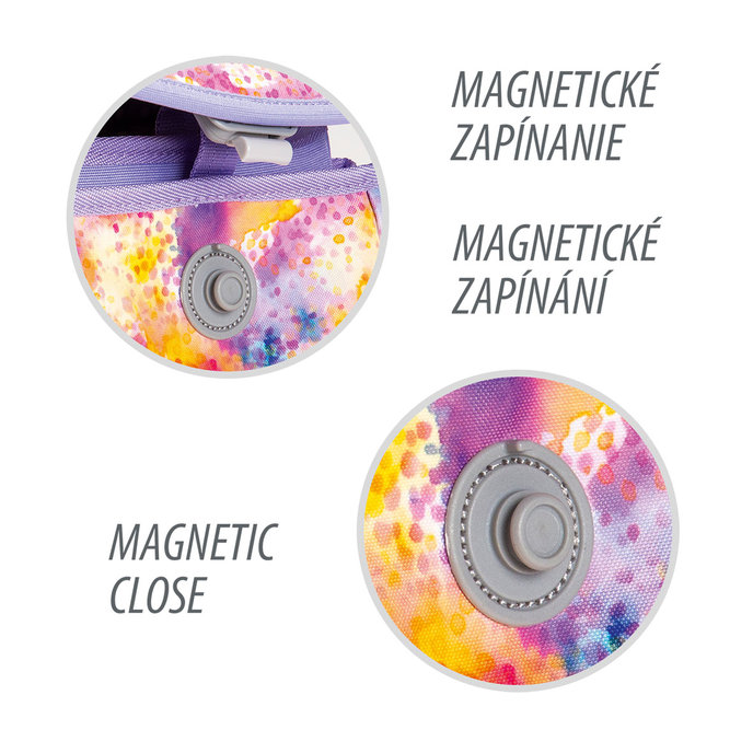 1808-0426 Anatomical school bag Rainbow Ella