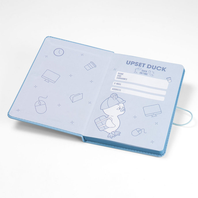 1472-0002 Notepad 12x16,9cm UPSET DUCK