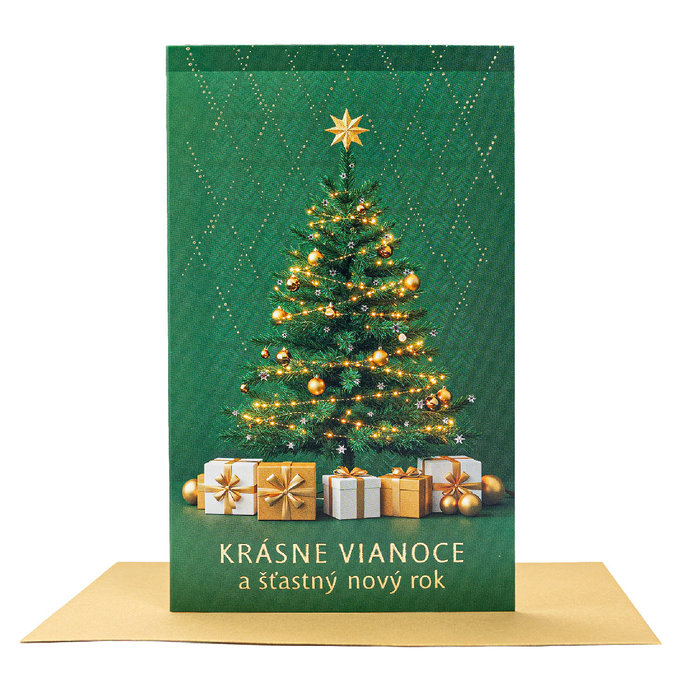 11-6605 Christmas greeting card SK