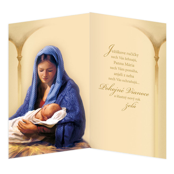 11-6543 Christmas greeting card SK